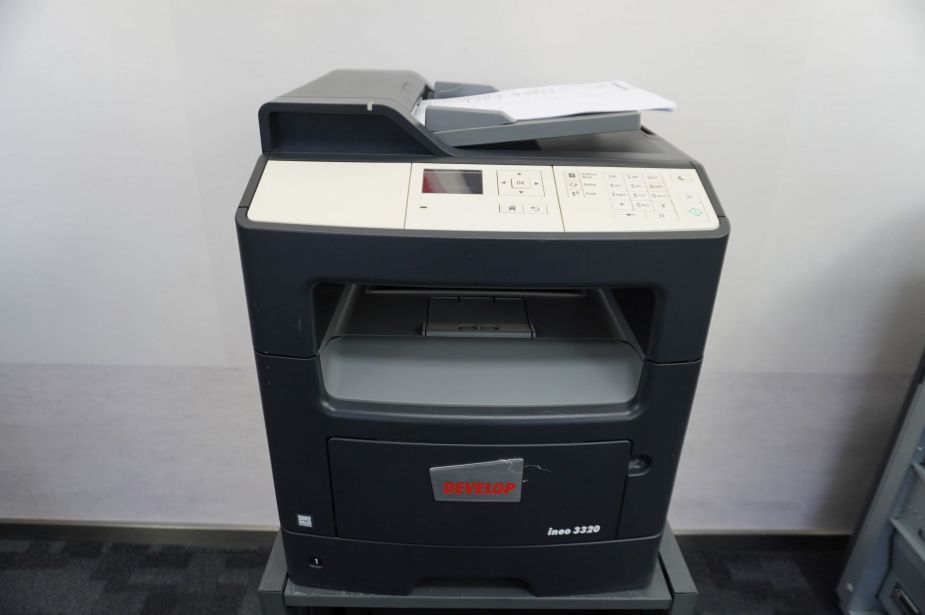 Develop Ineo 3320 (Bizhub 3320) Multifunktionsgerät A4 (s/w): Digitalkopierer + Netzwerkdrucker + Scanner + Fax