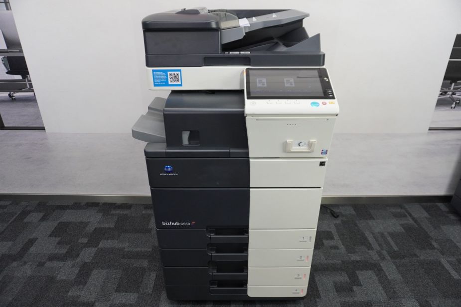 Konica Minolta Bizhub C558 MFP A3 Farblaserdrucker Farbkopierer Drucker Scanner 4 Kassetten